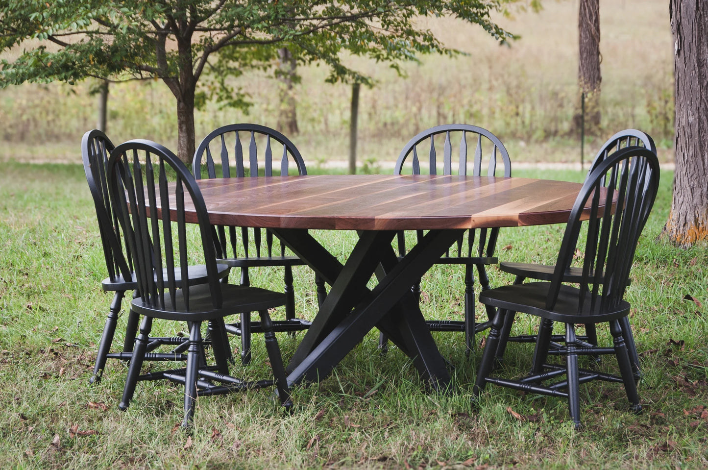 The Eclectic Round Table in Walnut