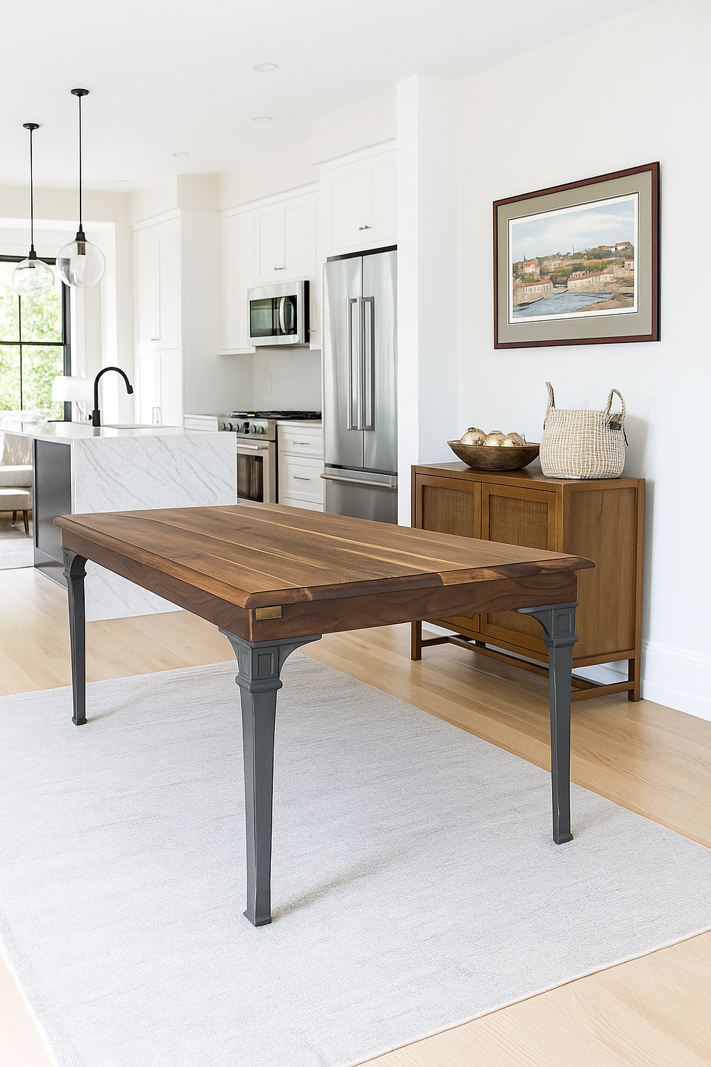 The 1920 Railway Table in Walnut