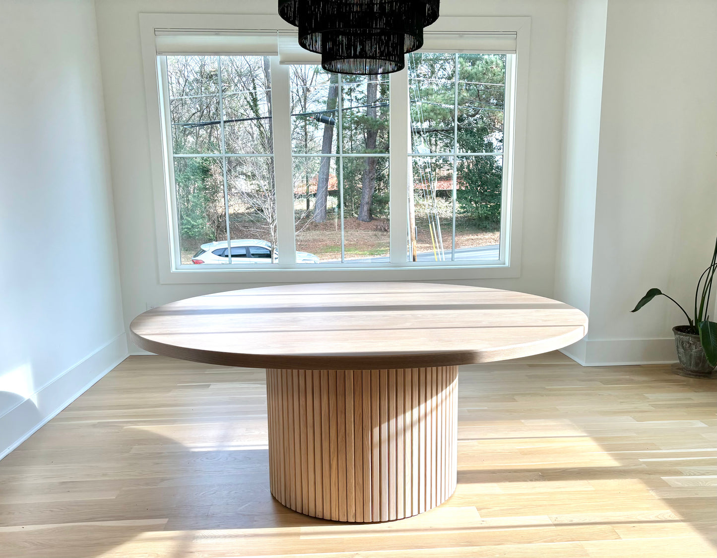 The Slatwood Table in Oak