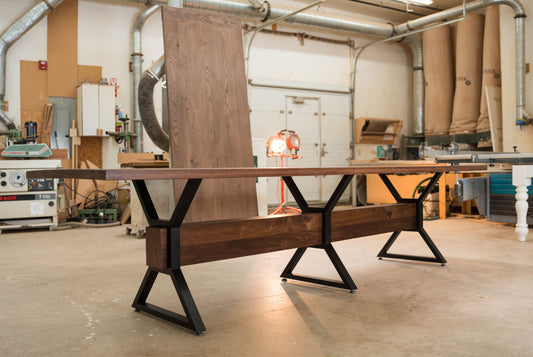 The Modern Artisan Table in Walnut
