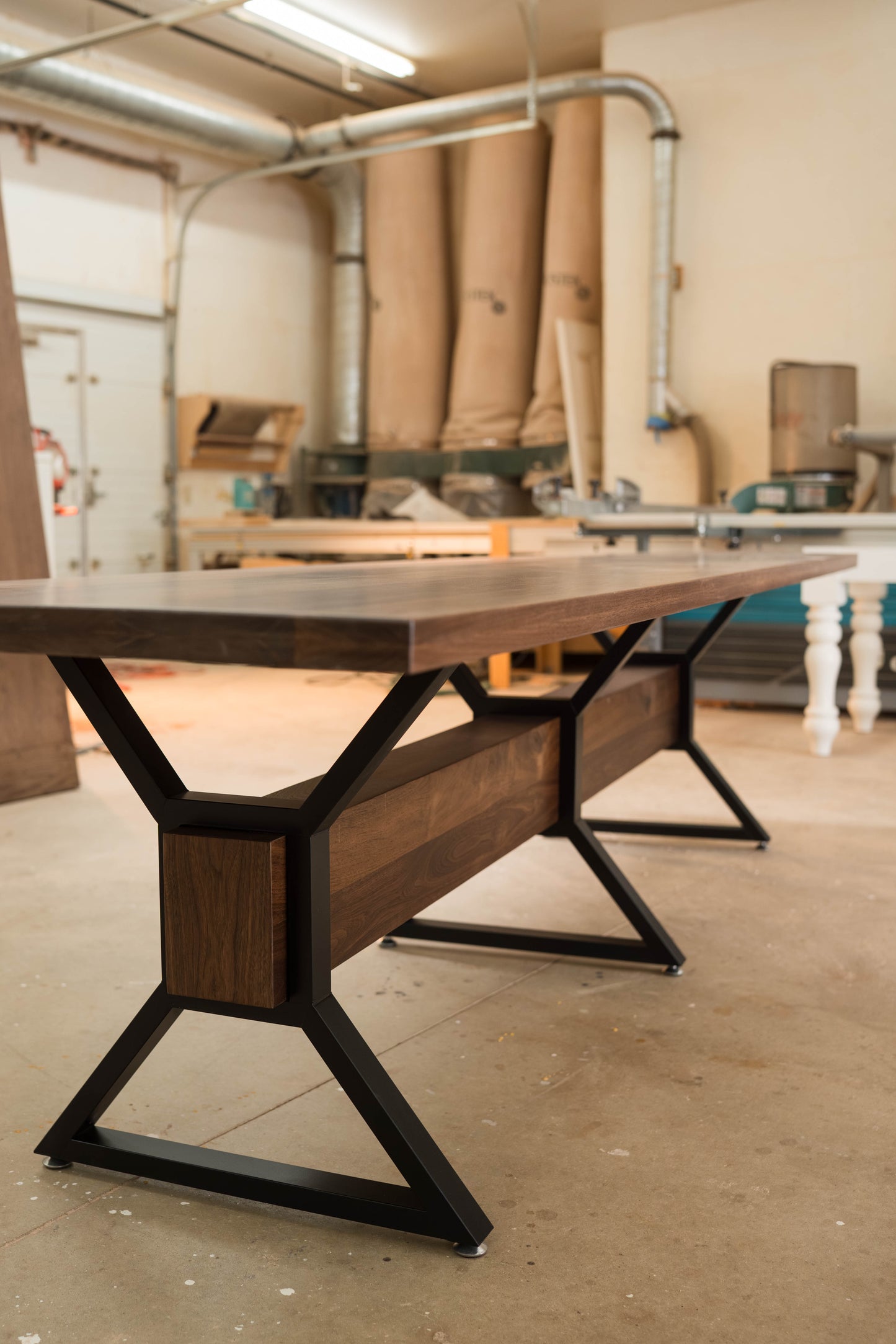 The Modern Artisan Table in Walnut